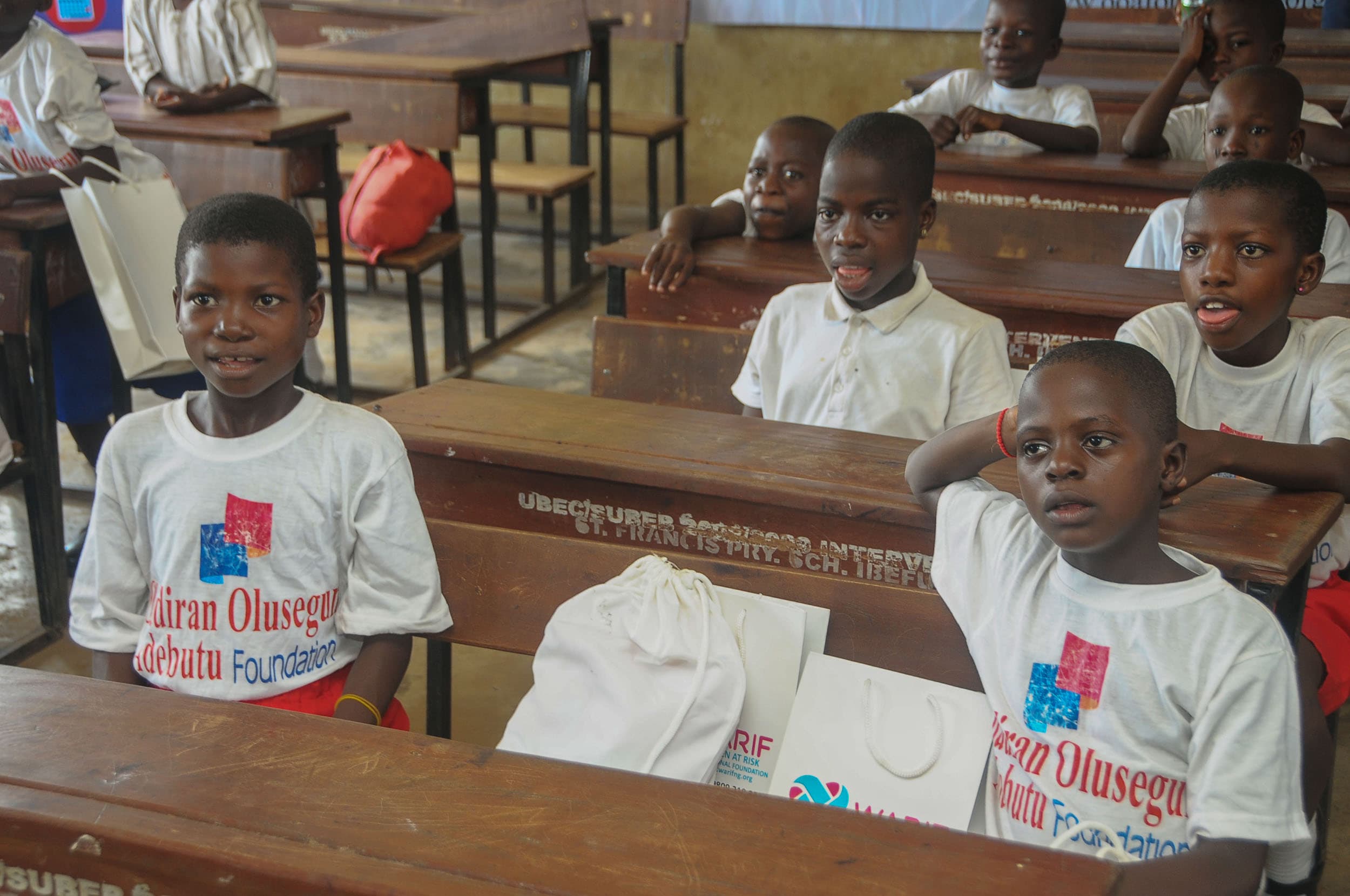 School supplies distribution